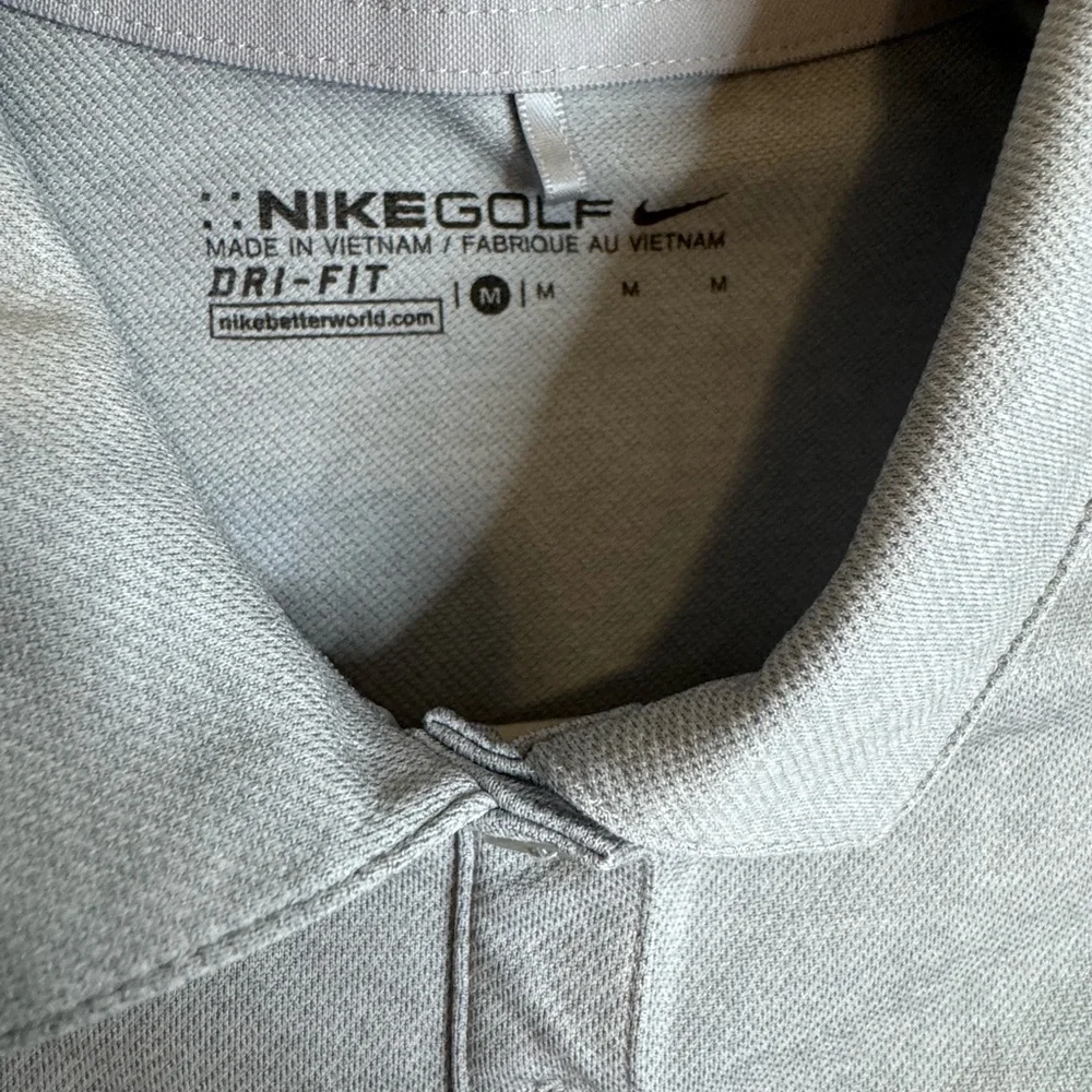 Nike Gray Fitted Buttoned Tank Top